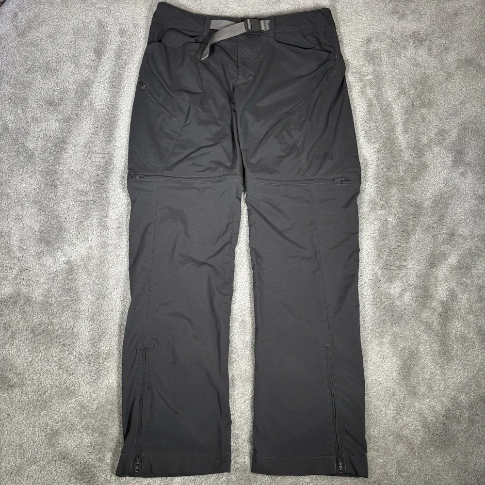 The North Face Paramount 3.0 Pants Mens 33 Convertible Gray Nylon Performance